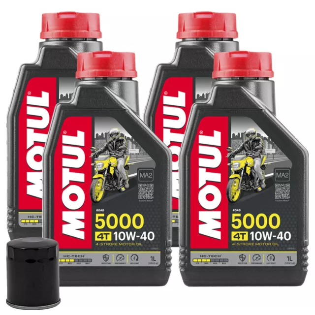 TAGLIANDO OLIO MOTUL 5000 10W40 FILTRO MV AGUSTA Brutale RR 1078 2008-2009