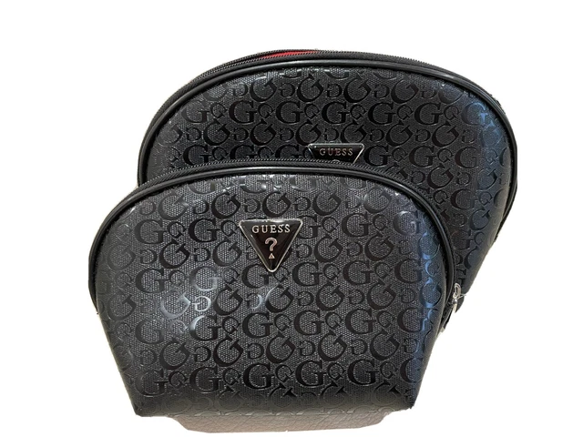 GUESS MAKEUP Cosmetic Bag Set Of 2 Brand New 45.00 PicClick UK