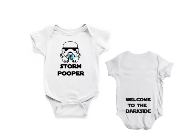 Storm Pooper Baby Bodysuit, Funny Baby Vest, Trooper Baby grow By BHUR