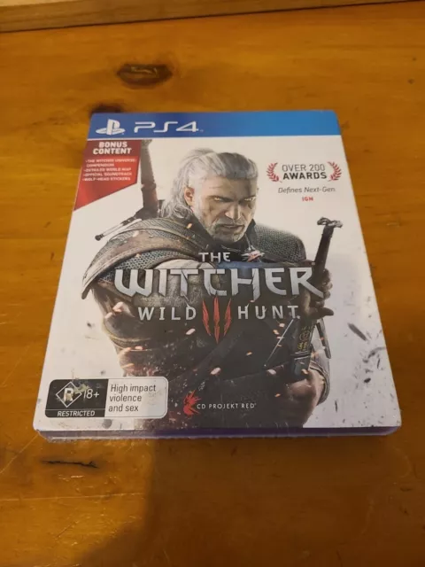 PLAYSTATION 4 - THE WITCHER 3 WILD HUNT BRAND NEW SEALED