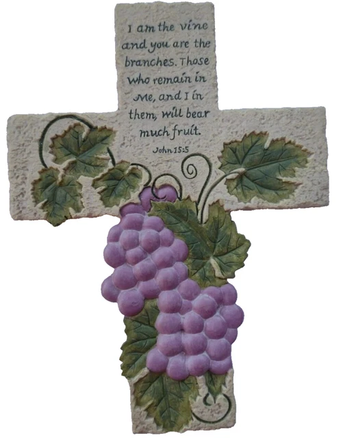 Fruit And Spirit Cross & Rugged Wood Cross