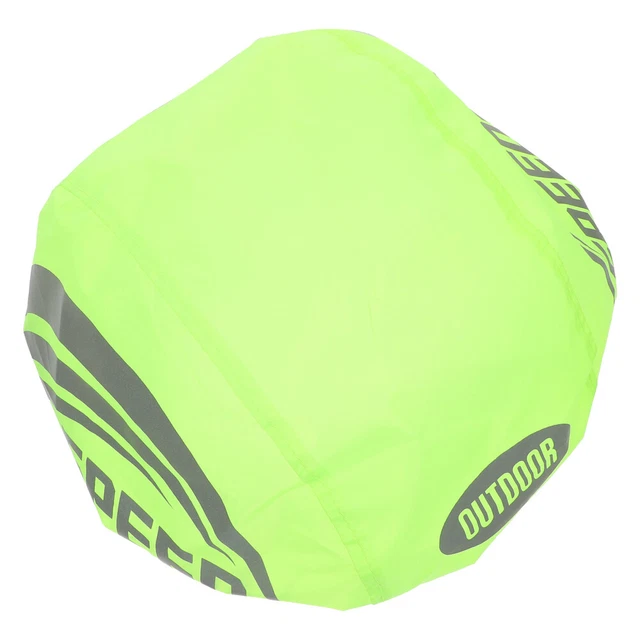 IKOPFLN 2 Pièces Couvre Casque Couvre Casque Velo Protege Pluie Velo Housse De Casque Réfléchissante Protection Contre La Pluie Bicyclette Casque Couverture (Bleu+Vert