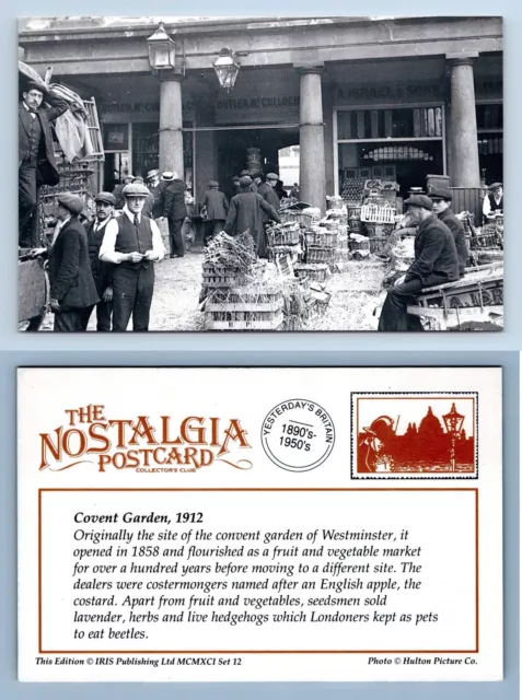 Covent Garden, 1912 - City Life - Nostalgia Postcard Collectors Club - Postcard