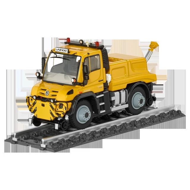 Busch Mercedes Benz Unimog U 430 Mähwerk gelb 50926 | - Lkw