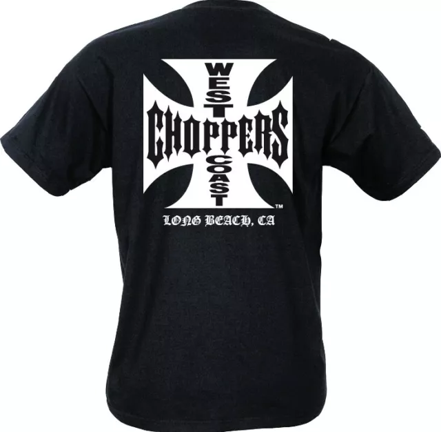 WCC West Coast Choppers T-Shirt Iron Cross schwarz