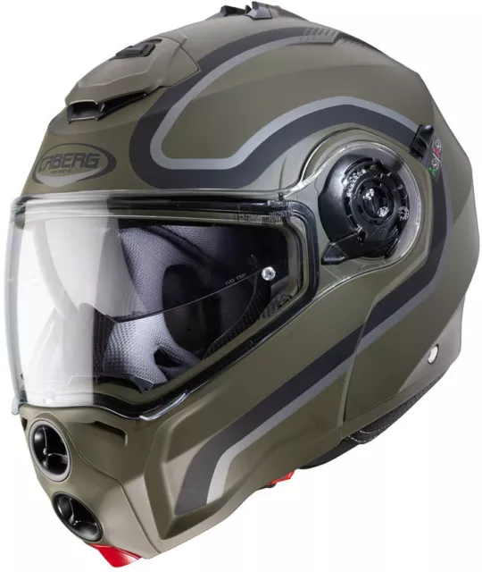 Caberg Droid Pure Klapphelm (Olive Matt,M (57/58))