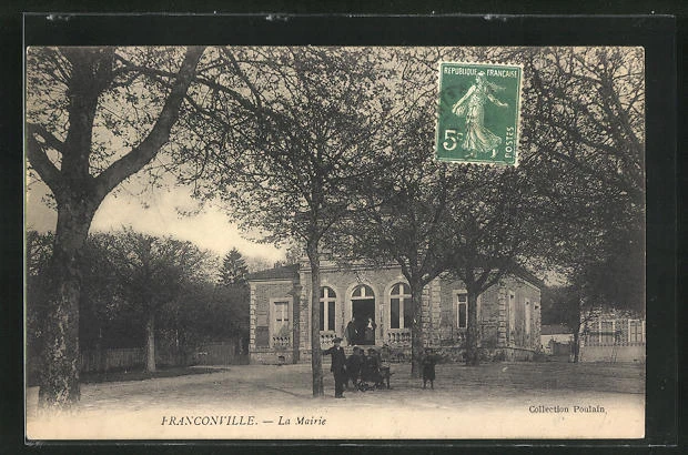 CPA Franconville, La Mairie 1910
