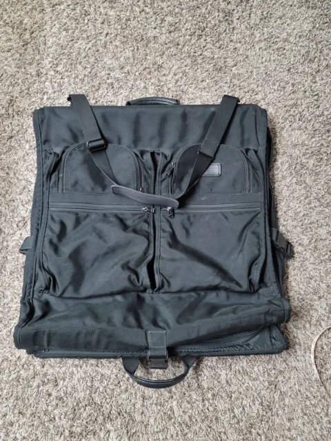 TUMI Alpha Ballistic Black Nylon Luggage Carry On Garment  Travel Business Bag 2