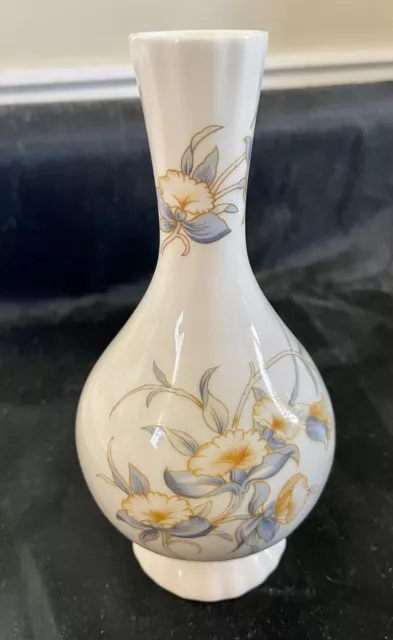 Aynsley Bud Vase England Bone China "Just Orchids"