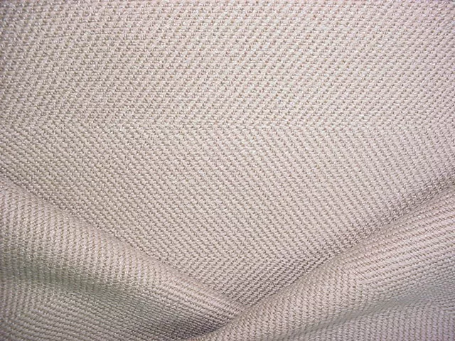 14Y Kravet Lee Jofa Textured Herringbone Sandstone Ecru Upholstery Fabric