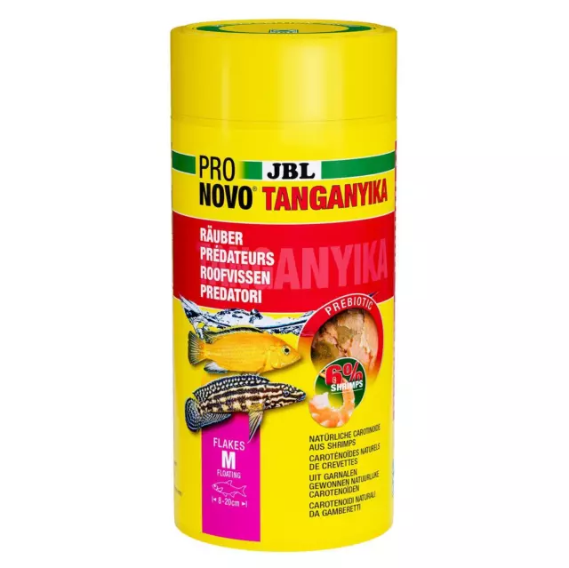 Comida para Peces 1L Räuberisch Buntbarsch Malawisee JBL Pronovo Tanganica Copos