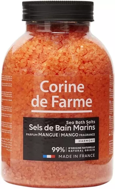 Sali da Bagno Marini Fragranza Mango Confezione 1,3 Kg Sali da Bagno Rilassanti