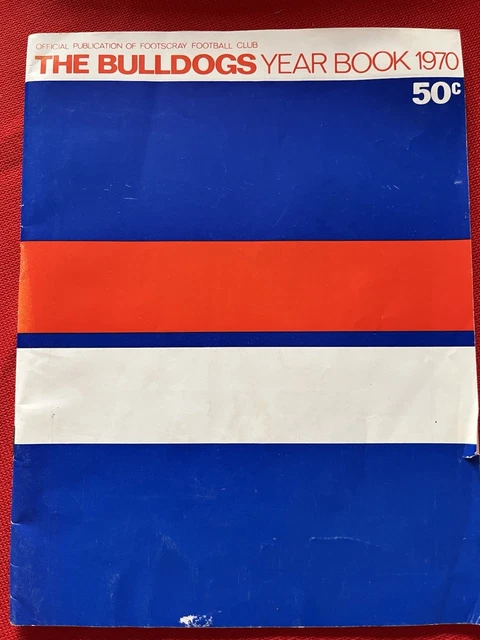 T-shirt Retro Western Bulldogs Footscray – AFL, Bleu, Taille Non Précisée, Occasion