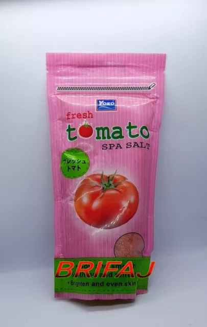 YOKO Fresh Tomato Spa Salt Whitening Moisturizing Exfoliating Body Scrub 300g