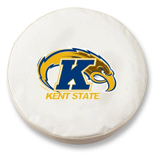 Holland Bar Stool Tire Cover With White Vinyl Finish TCIKentStWT