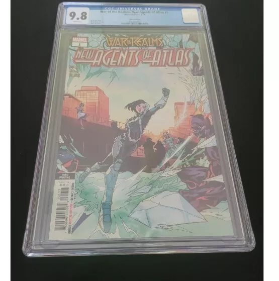 War of the Realms New Agents of Atlas 1 CGC 9.8 Lim Variant 3rd Printing  2019