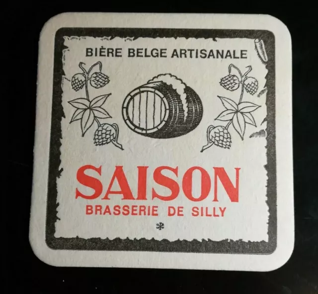 N141 Sous-bock Bière belge artisanale Saison brasserie de silly