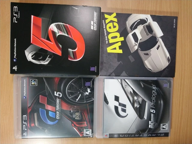 SET/LOT PS3 x2: Gran Turismo 5 + Prologue (Japan Ver.) SONY PLAYSTATION 3