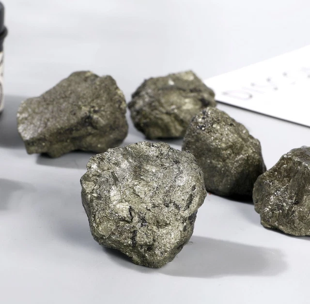 Raw Rough Pyrite Chunks Healing Crystal Natural Mineral Geode Rocks Collection