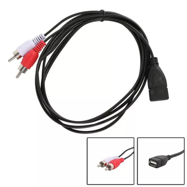 Adaptateur RCA male vers USB femelle A cable d'extension audio vid??o AV 15 m