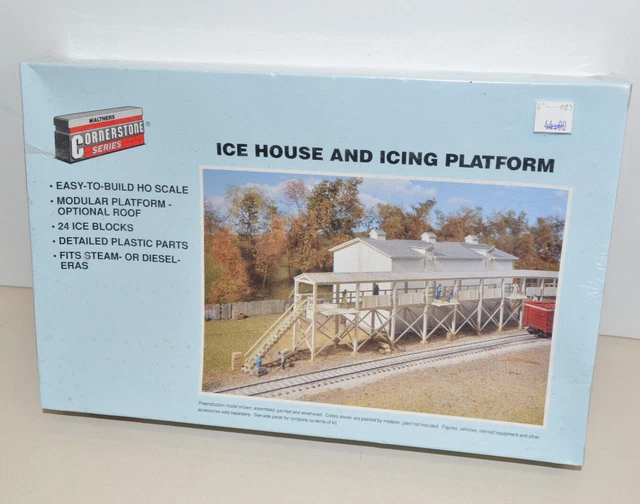 VINTAGE HO SCALE ICE HOUSE AND ICING PLATFORM Walthers Cornerstone Toy ...