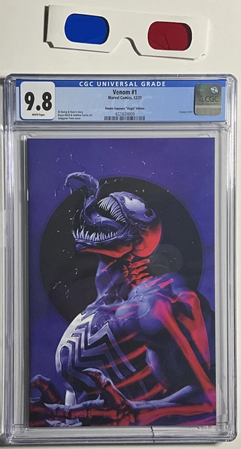 Venom #1 CGC 9.8 Junggeun Yoon Virgin NM w/COA, w/3D Glasses