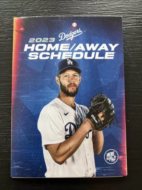 RARE 2023 Los Angeles Dodgers Pocket Schedule -RARE - Budweiser -RARE