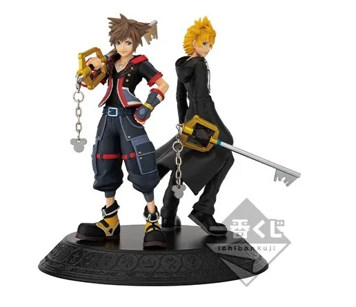 Ichiban Kuji Kingdom Hearts Sora & Roxas Statue figure Japan NEW F/S A prize