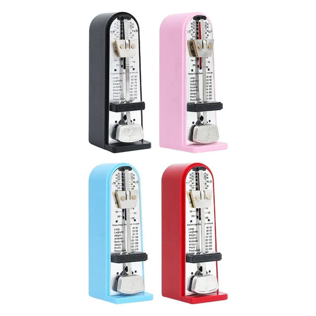 Metronomo Meccanico Per Musica - Alta Precisione, 40-208 BPM, Per Piano E Chitarra - Foto 4