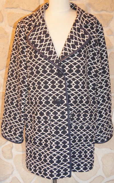 Manteau Trench Bleu Boca Boka Taille 40 - Neuf Avec étiquettes (prix D'origine 119€)