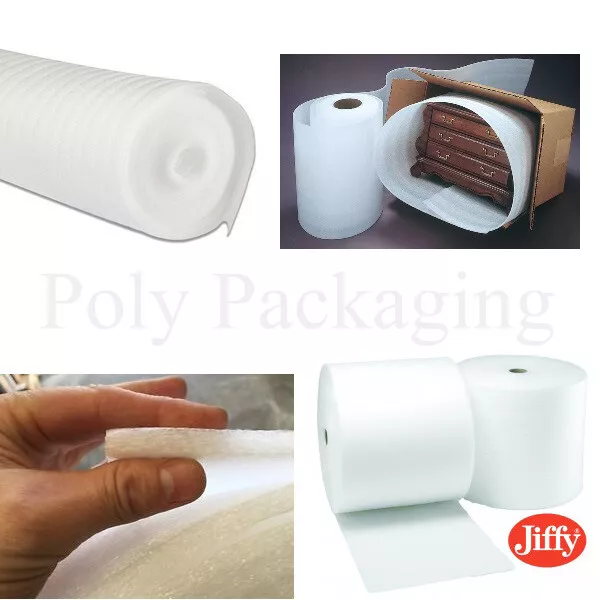 500mm Wide FOAM WRAP ROLLS Jiffy Branded for Packing/Wrapping/Posting/Underlay 3