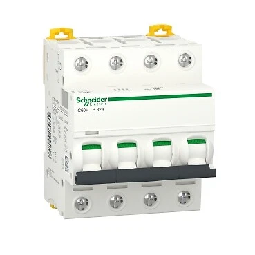 Disjoncteur miniature (MCB), Acti9 iC60H, 4P, 32A, courbe B, 10000A (IEC/EN 6...