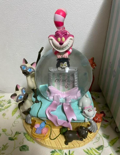 Disney Alice In Wonderland Snow Globe Music Box Cheshire Cat Unused From Japan Disney Alice In Wonderland Snow Globe Music Box Cheshire Cat Unused From Japan