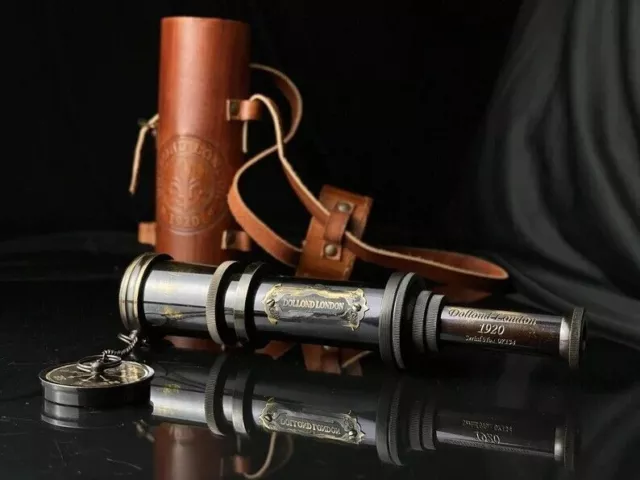 Brass Antique decor Spyglass/Handheld Telescope for Adventure Enthusiasts