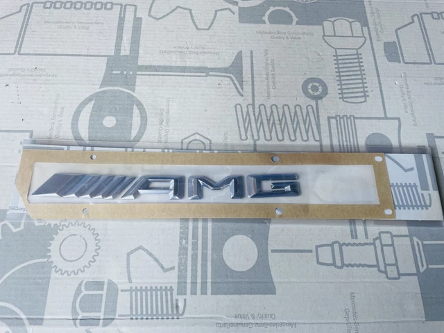 ORIGINAL MERCEDES-BENZ NAMEPLATE Characters of Types Lettering AMG ...