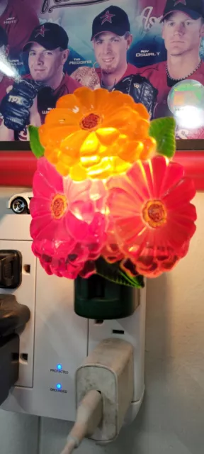 Three Flowers Night Light