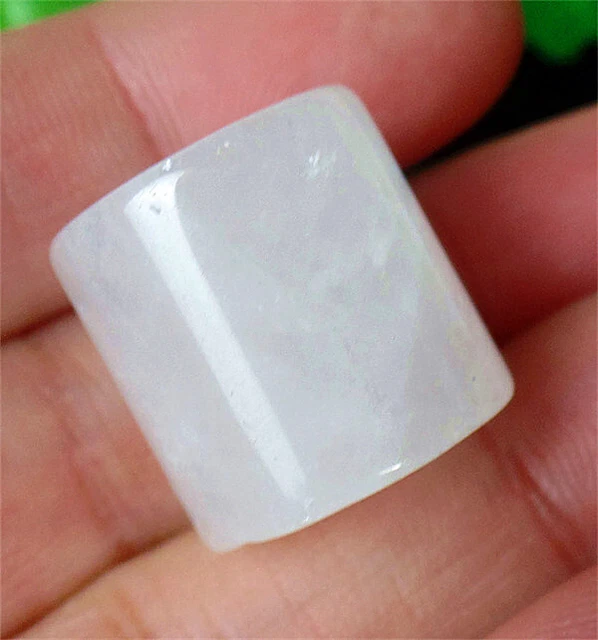 16x16mm Natural White Crystal Cylinder Large Hole Loose Beads Hole 6mm ZL5901