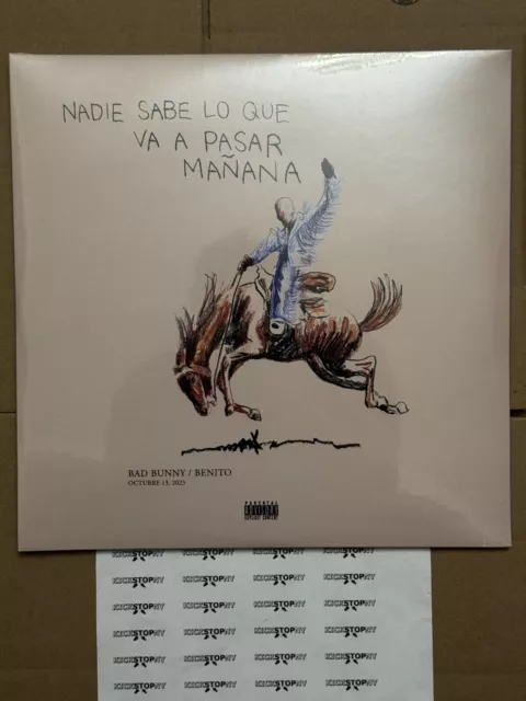 Bad Bunny Nadie Sabe Lo Que Va A Pasar Mañana Vinyl Tour Exclusive IN HAND
