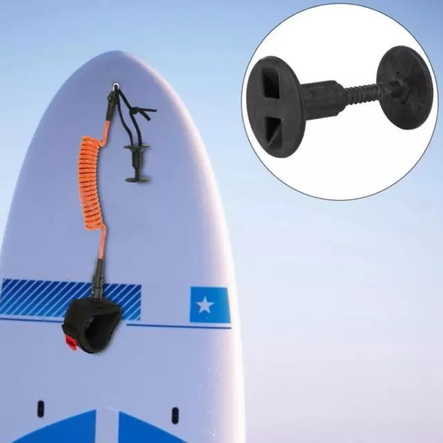 Surfboard Leash Plug Stand up Paddle Board Screw Leg Rope Plugs Accessories