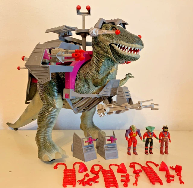 Dino Riders -Tyrannosaurus Rex avec Krulos, Bitor & Cobrus - Tyco Allemagne