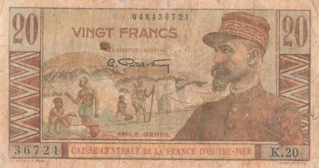 French Equatorial Africa 20 Francs 1947