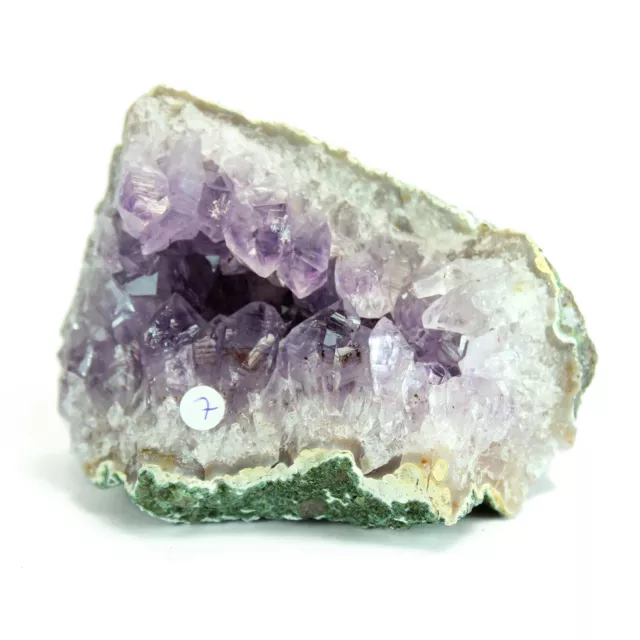 Amethyst Single 429g - Druse Geode Rohstein Natur Stufe Spitze Kristall Edelstei