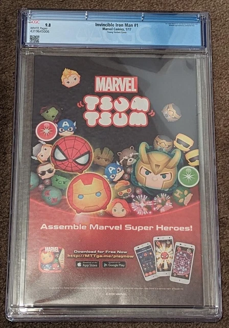 Invincible Iron Man (2017) 1 Skottie Young VARIANT  CGC 9.8 2