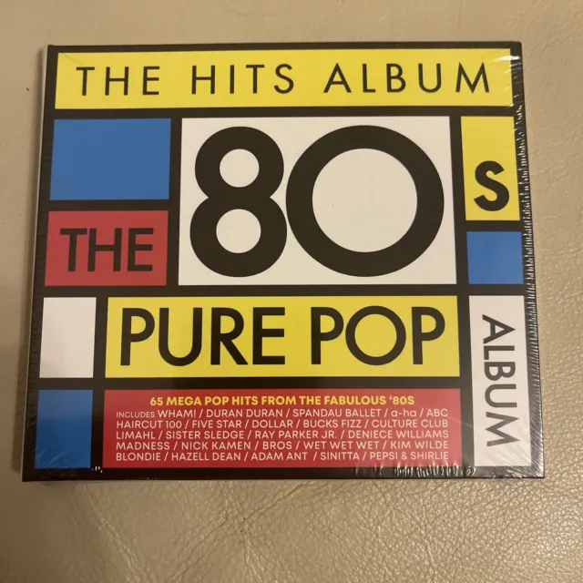Various Artists : The Hits Album: The 80s Pure Pop Album CD Box Set 3 discs