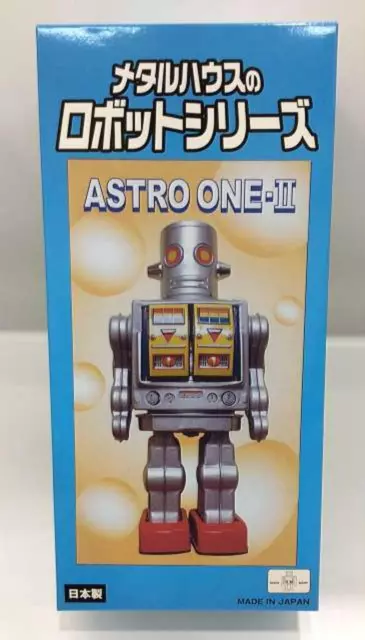 Metal House Astro One-Ii Robot Serie Hojalata Vintage Raro Figura Hecho En Japón