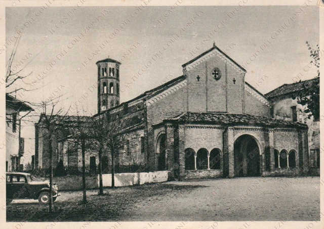 ABBADIA CERRETO Abbazia Piazza della Vittoria Lodi Cartolina