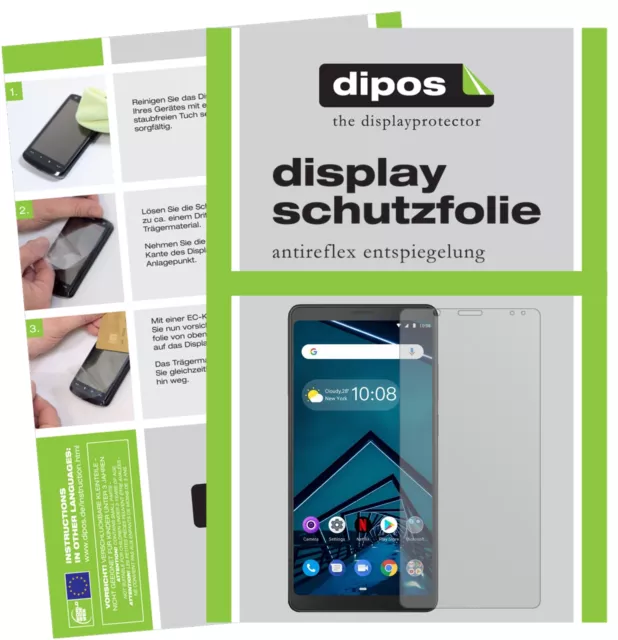 6x Schutzfolie für Lenovo Tab V7 matt Displayschutzfolie Folie Display Schutz