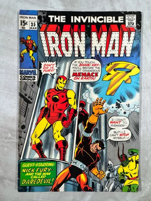 Invincible Iron Man #35 Marvel Comics 1st Print Silver Age