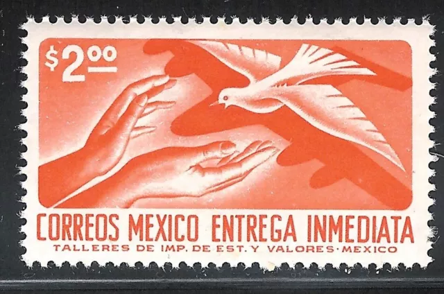 pa247 Mexico Arquite MNH paper 9 Sc#E25 Mc#1454Z Et#aa247 red-yellow