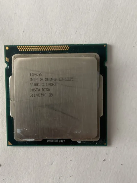 Intel Xeon E3-1225 3.1GHz quad-core CPU processor lga 1155